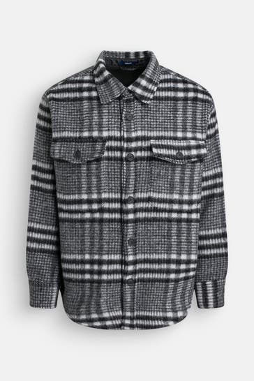 GANT Wollmix-Overshirt kariert
