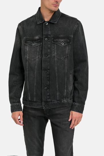 PEPE JEANS Jeansjacke schwarz