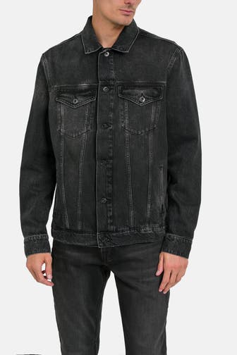 PEPE JEANS Jeansjacke schwarz