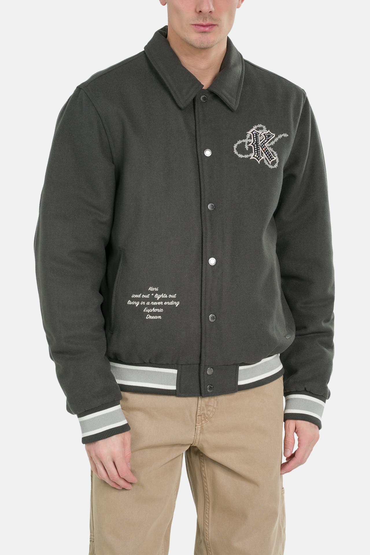 KARL KANI Übergangsjacke grau, Bild 1