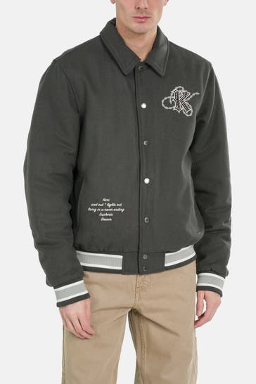 KARL KANI Übergangsjacke grau