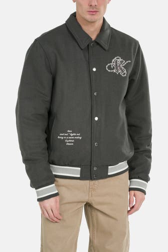 KARL KANI Übergangsjacke grau