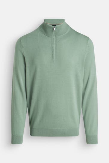 BOSS Woll-Troyer salbei