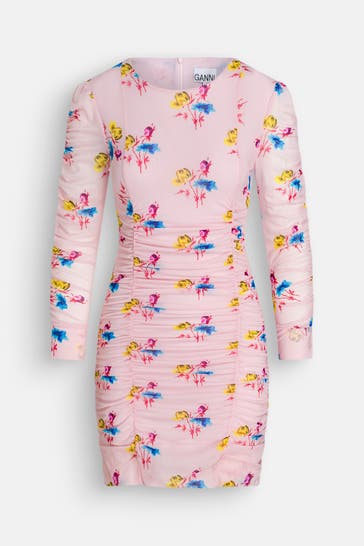 GANNI Kleid rosa