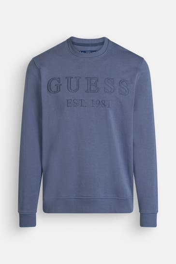 GUESS Sweatshirt graublau