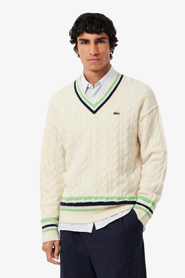 LACOSTE Wollmix-Pullover mehrfarbig