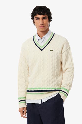 LACOSTE Wollmix-Pullover mehrfarbig