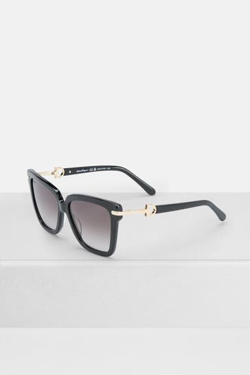FERRAGAMO Sonnenbrille schwarz