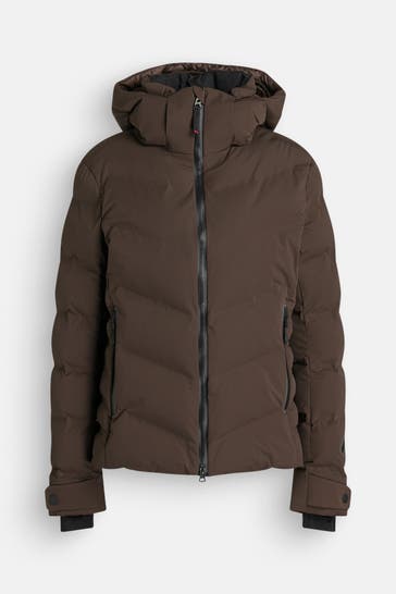 BOGNER FIRE + ICE Skijacke 'Sael' dunkelbraun