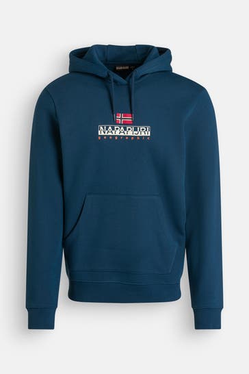 NAPAPIJRI 'Bory' petrol-coloured Hoodie