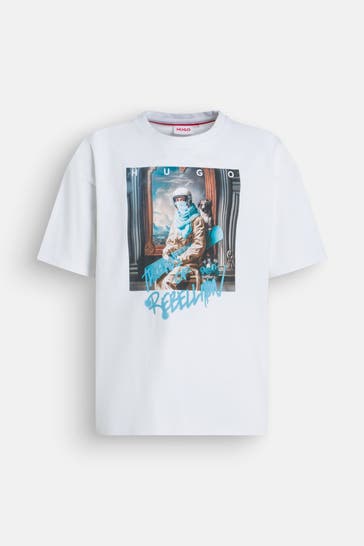 HUGO T-Shirt weiß