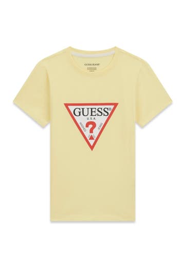 GUESS T-Shirt hellgelb