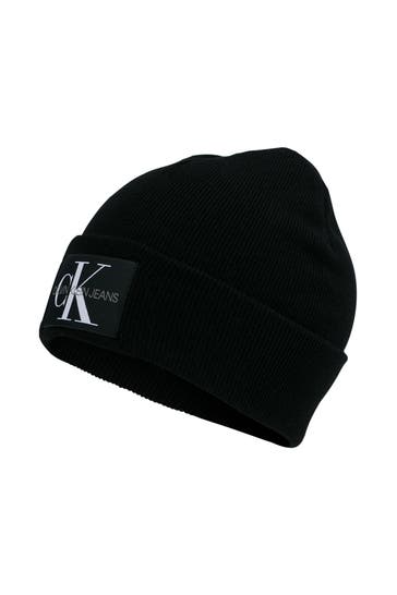 CK JEANS Beanie schwarz