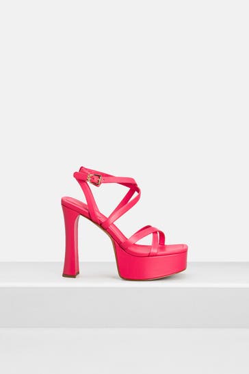 MICHAEL MICHAEL KORS Plateau-Sandaletten 'Paola' pink