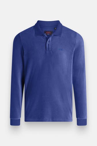 NEW ZEALAND AUCKLAND Langarm-Polo blau