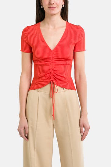 HUGO T-Shirt 'Slissy' rot