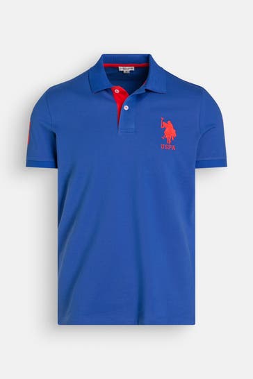 U.S. POLO ASSN. Polo-Shirt blau