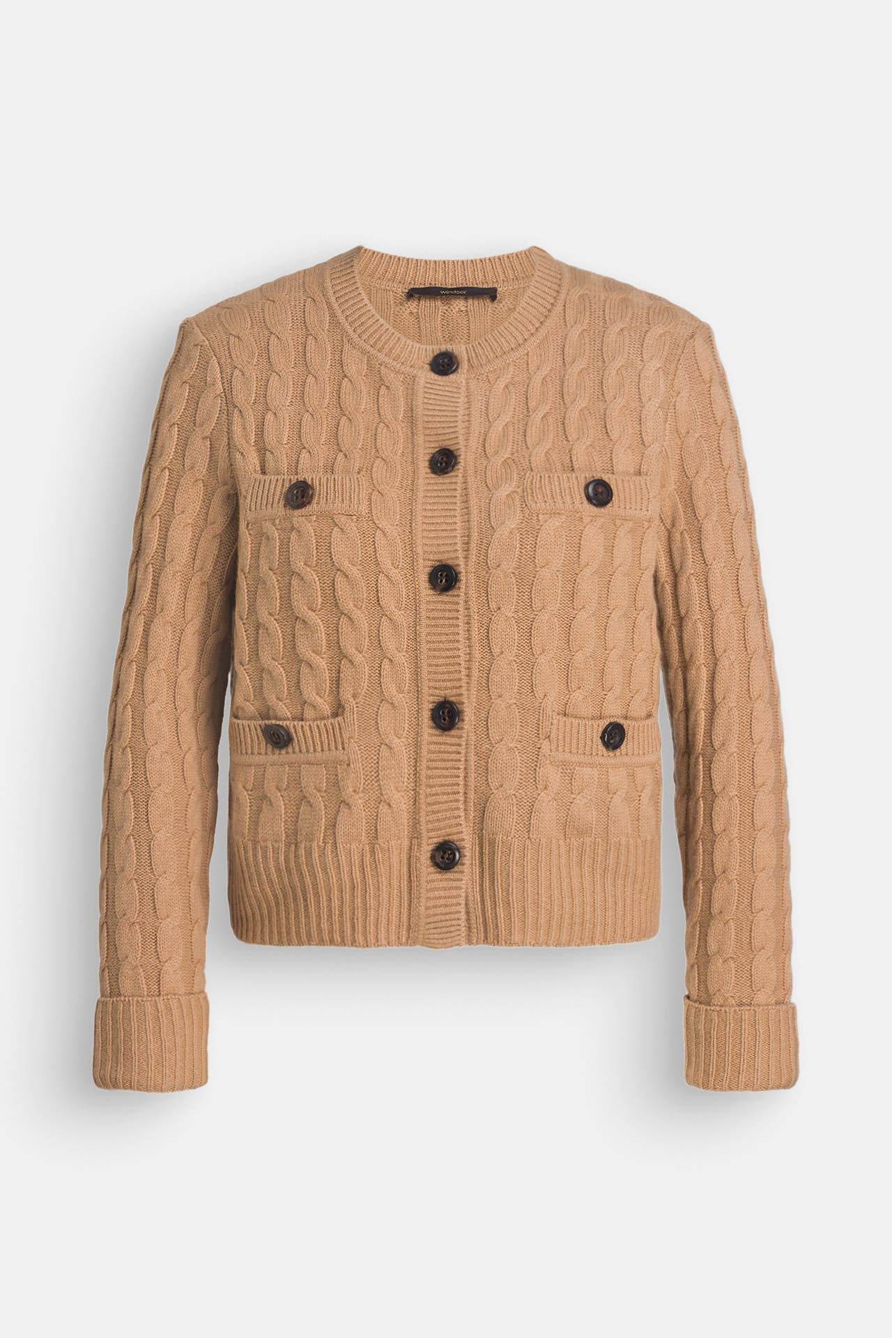 WINDSOR. Wollmix-Jacke braun, Bild 1