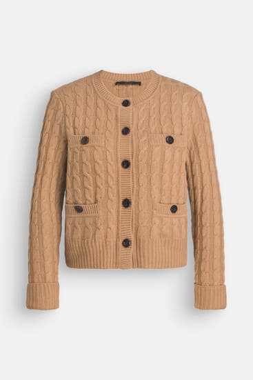 WINDSOR. - Wollmix-Jacke braun