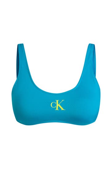 CK UNDERWEAR Bikini-Oberteil blau