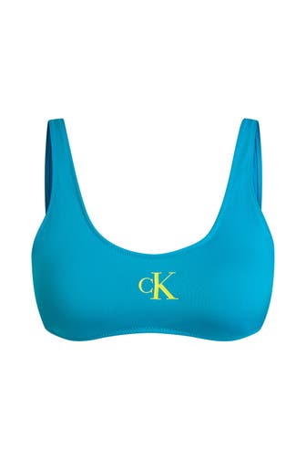 CK UNDERWEAR Bikini-Oberteil blau