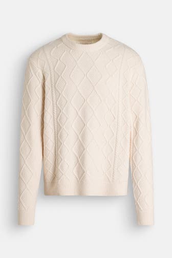 JACK & JONES Strickpullover ecru