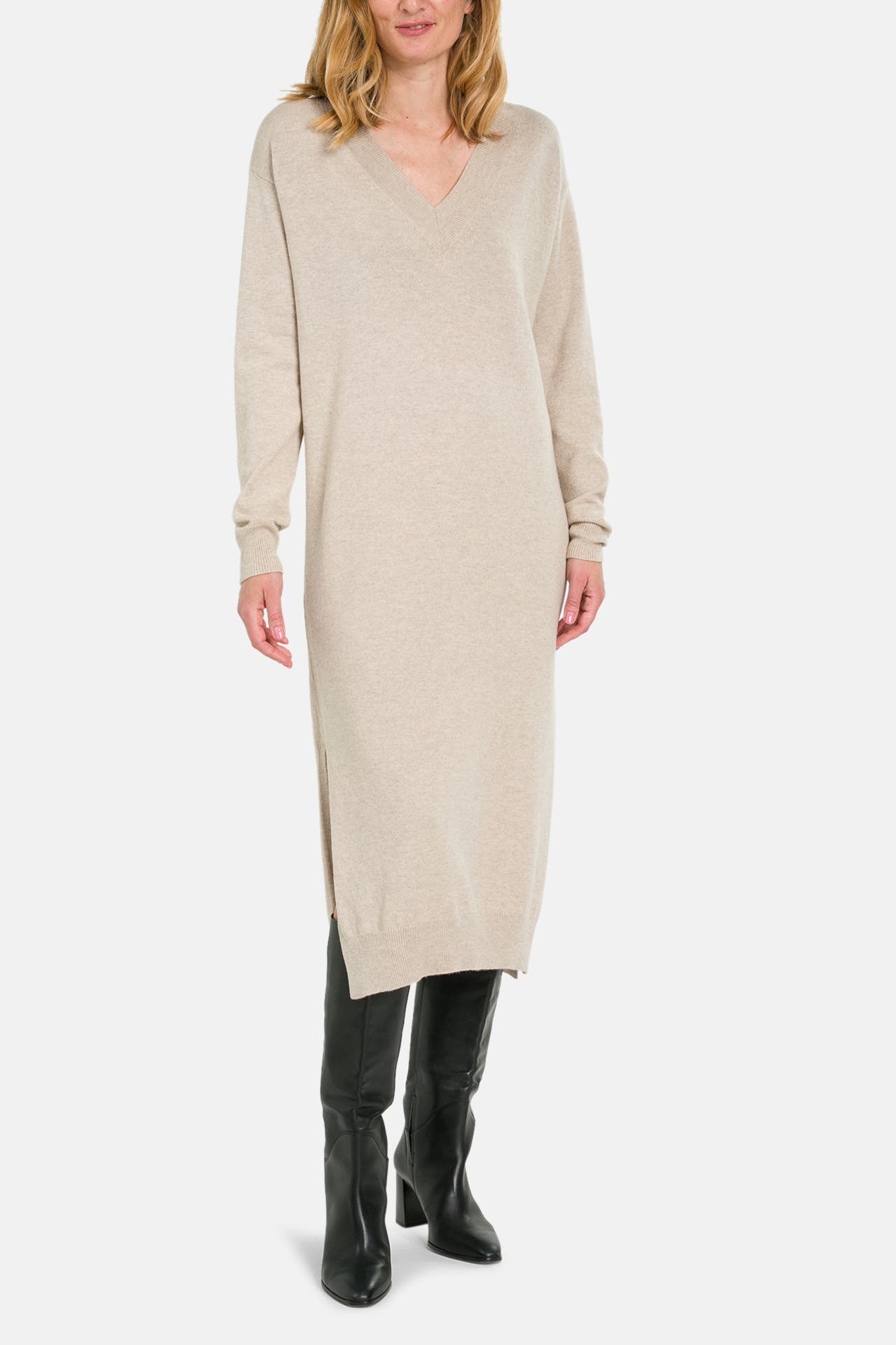 RIANI Strickkleid beige, Bild 1