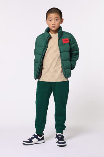 HUGO Steppjacke dunkelgrün