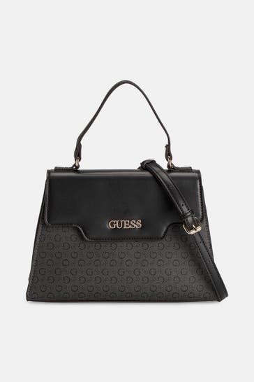 GUESS Handtasche schwarz logo