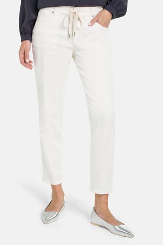 MARC O'POLO Stoffhose weiß