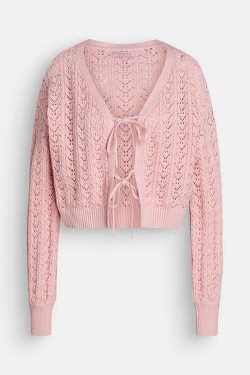 GUESS Strickjacke 'Ruth' rosa