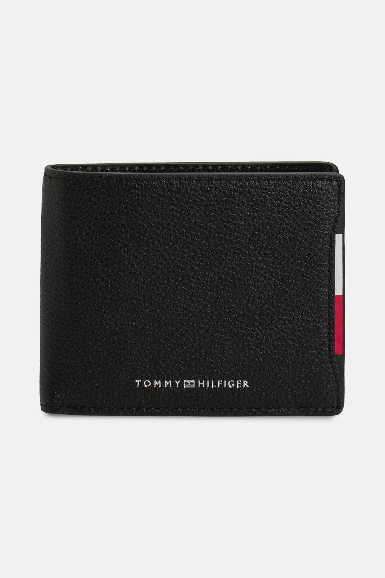 TOMMY HILFIGER Ledergeldbörse schwarz, Bild 1
