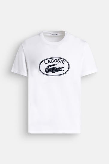 LACOSTE T-Shirt weiß