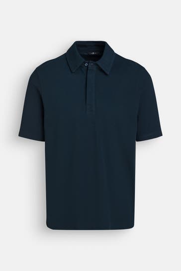 7 FOR ALL MANKIND Polo-Shirt nachtblau