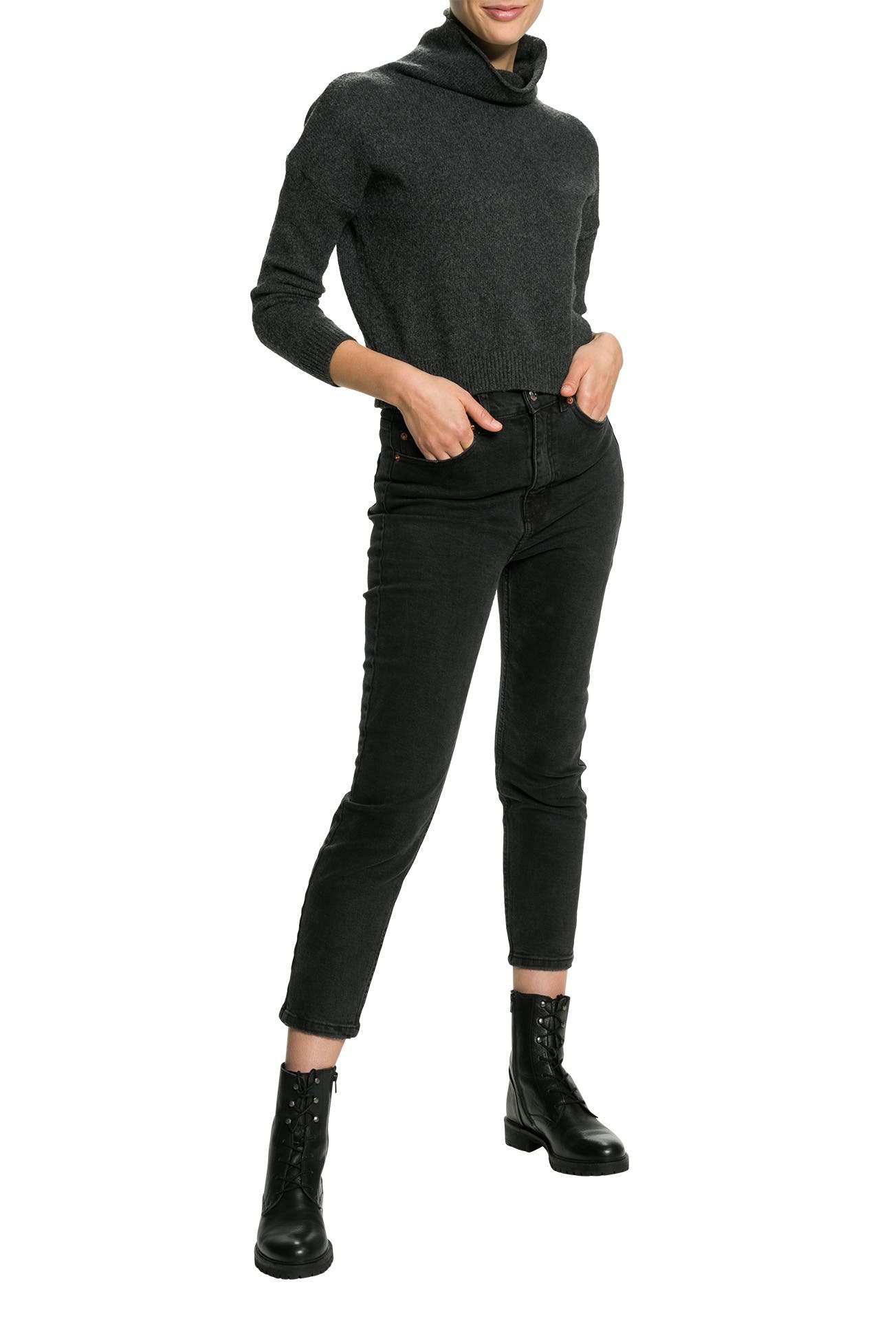 SUPERDRY Strickpullover 'Isabella' grau, Bild 1