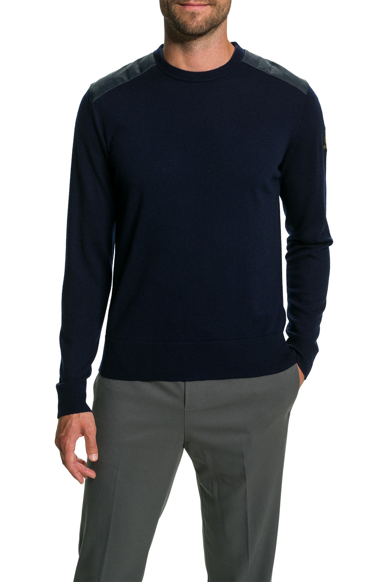 BELSTAFF Wollpullover 'Kerrigan' nachtblau, Bild 1