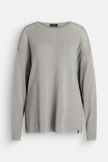 ELIAS RUMELIS Strickpullover grau