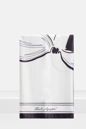 KARL LAGERFELD Tuch gemustert