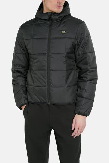 LACOSTE Steppjacke schwarz