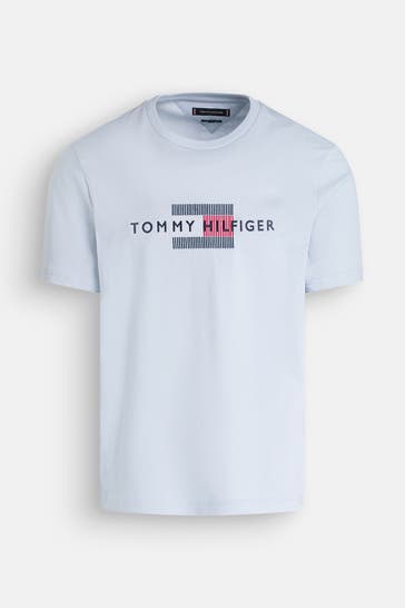 TOMMY HILFIGER T-Shirt hellblau