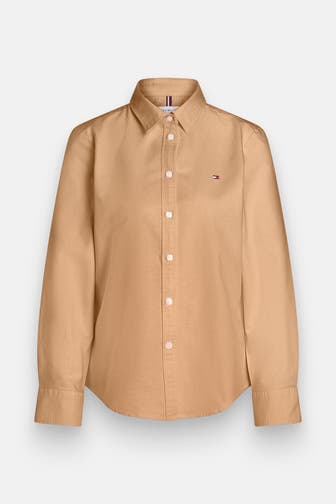 TOMMY HILFIGER Casual-Bluse camel