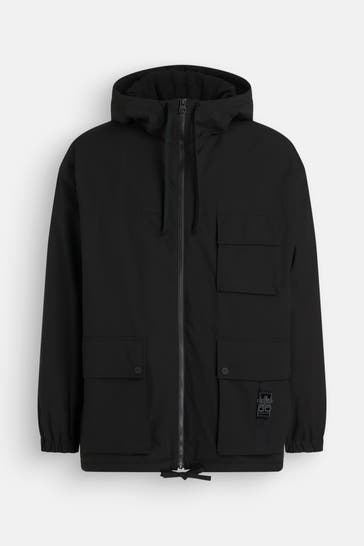 HUGO Parka 'Borjo2411' schwarz