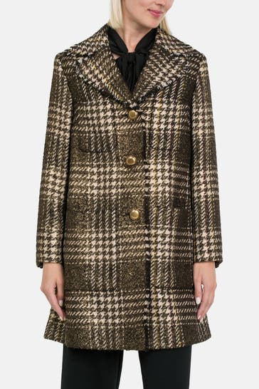 LUISA CERANO Mantel kariert