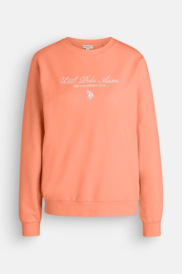 U.S. POLO ASSN. Sweatshirt hellorange