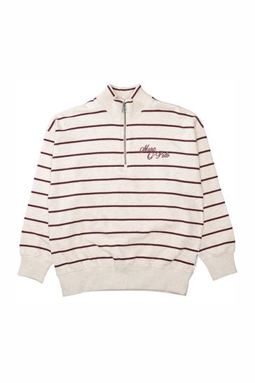 MARC O'POLO Sweat-Troyer gestreift