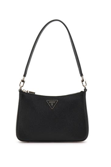 GUESS Schultertasche 'Jazlynn' schwarz