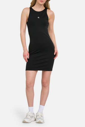 CALVIN KLEIN Jerseykleid schwarz