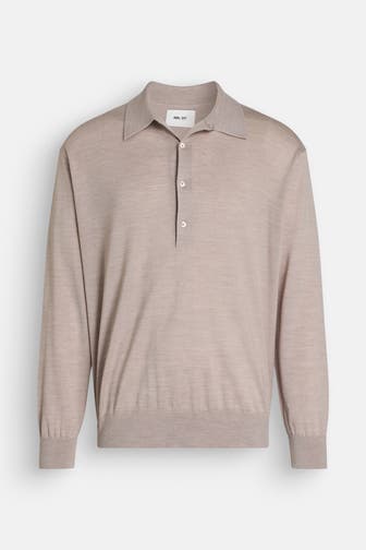 NN07 Wollmix-Strickpullover 'Raymond' greige