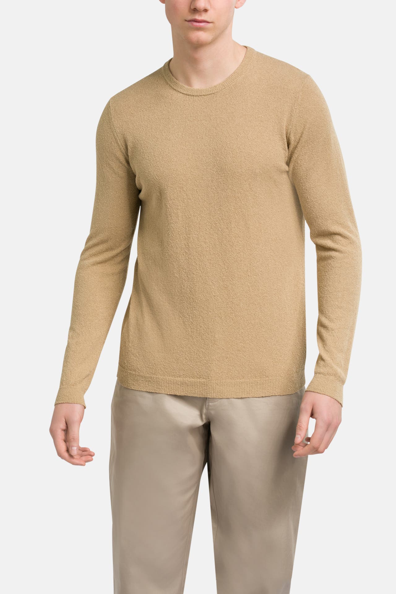 ROBERTO COLLINA Strickpullover beige, Bild 1