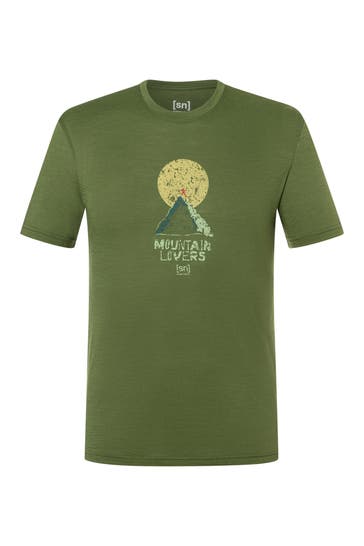 SUPER.NATURAL T-Shirt waldgrün